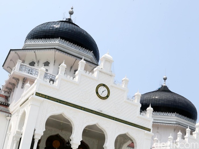 Kubah Masjid Raya Baitul Rahman. dikhy sasra/ilustrasi/detikfoto