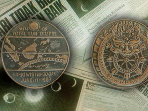 Langka: Medali Emas Gerhana 1983 Seberat 40 Gram