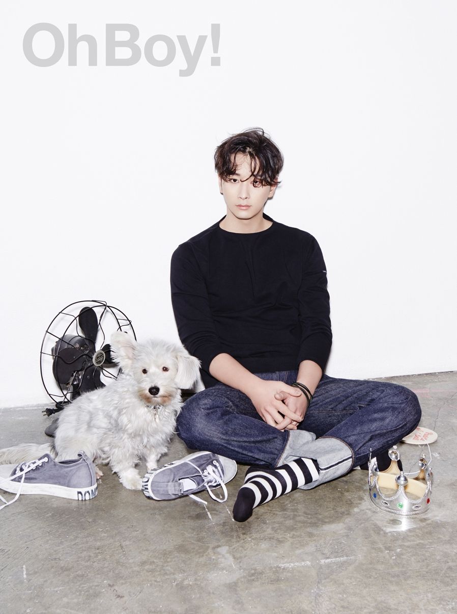 Chansung '2PM' untuk Majalah OhBoy! Korea edisi Februari