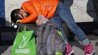  Keramaian stasiun sangat meningkat jelang Imlek. Kim Kyung-Hoon/Reuters/detikFoto.