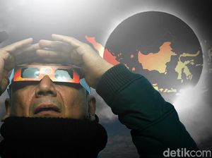 Pantai Terentang Jadi Pusat Acara Gerhana 2016 di Bangka