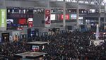 Jelang Imlek Warga China Pulang Kampung