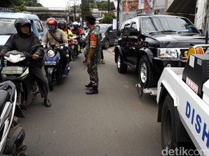 Selama 4 Hari, Denda Derek di Jakarta Selatan Mencapai Rp 43,5 Juta