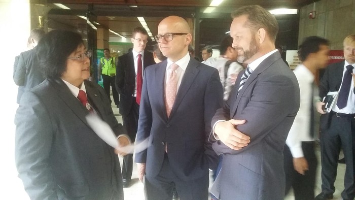 Bertemu Menteri LH Norwegia, Menteri Siti Bahas Perkembangan COP21 Paris