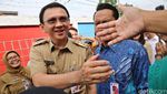 Ahok Resmikan RPTRA Pinggir Rel