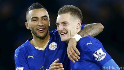 Dua Gol Vardy Menangkan Leicester Atas Liverpool
