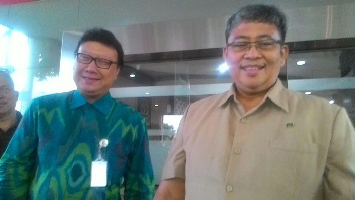 Mendagri Sambangi Kejagung, Temui Jampidsus Arminsyah