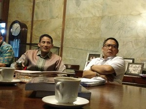Boy Sadikin: Sandiaga Uno, Carilah yang Lebih Muda dari Saya untuk Duet