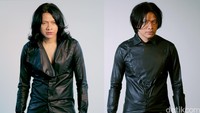 Tampilan Armand ketika berambut panjang dan pendek.