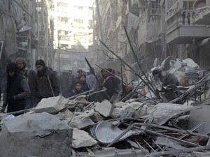 Tentara Pro-Assad Dekati Aleppo, Puluhan Ribu Warga Suriah Kabur