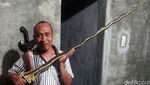 Warga Binjai Temukan Keris Raksasa dan Jenglot