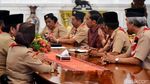 Jokowi Bahas Persiapan Jambore Pramuka