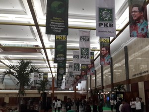 Kader PKB Mulai Berdatangan ke Lokasi Mukernas di JCC