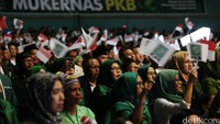 Partai Kebangkitan Bangsa (PKB) mendapat nomor urut 1. Ketum PKB Muhaimin Iskandar langsung mengambil nomor urut tersebut. (Foto: Agung Pambudhy)