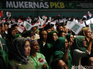 Lantunan Salawat Kader PKB untuk Jokowi-JK di Mukernas