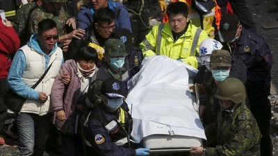 Korban Gempa Taiwan Terus Bertambah