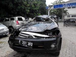 Polisi: Mobil Fortuner B 201 RFD Milik Sipil