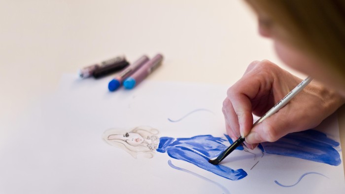Ilustrasi Fashion Desainer