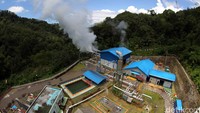PLTP Ulumbu memanfaatkan sumber uap dari kaki gunung Pocoleok. Pool/Agus Trimukti/Humas PLN.
