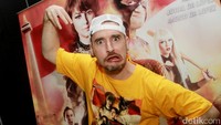 Jono mencoba mengasah bakat aktingnya lewat film Jagoan Instan. Pool/Gus Mun/detikFoto.