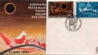 Sebelumnya, Indonesia juga sudah memiliki perangko versi gerhana matahari total. Istimewa/rainbowstampclub.blogspot.com. 