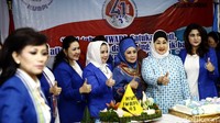 Ikatan Wanita Pengusaha Indonesia (IWAPI) merayakan HUT ke-41 di Menara Kadin Jakarta, Rabu (10/2/2016).