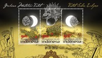 Ini perangko versi gerhana matahari total tahun 2016.