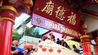 Gapura ini terletak didekat Vihara Dhanagun. Pool/Al Fanny Panestika.