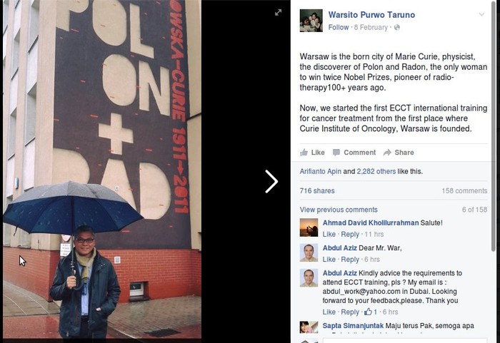 Pasca Review, Warsito Beri Training Soal Rompi Antikanker di Polandia