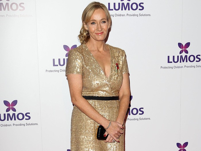 LONDON, ENGLAND - NOVEMBER 09:  Joanne JK Rowling attends a charity evening hosted by JK Rowling to raise funds for Lumos a charity helping to reunite children in care with their families in Eastern Europe at Warner Bros Studios on November 9, 2013 in London, England.  (Photo by Danny E. Martindale/Getty Images)
