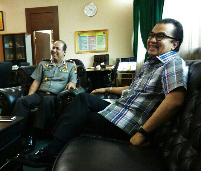 Gerilya di Banten, Tantowi Sowan Kapolda Banten Brigjen Boy Rafli