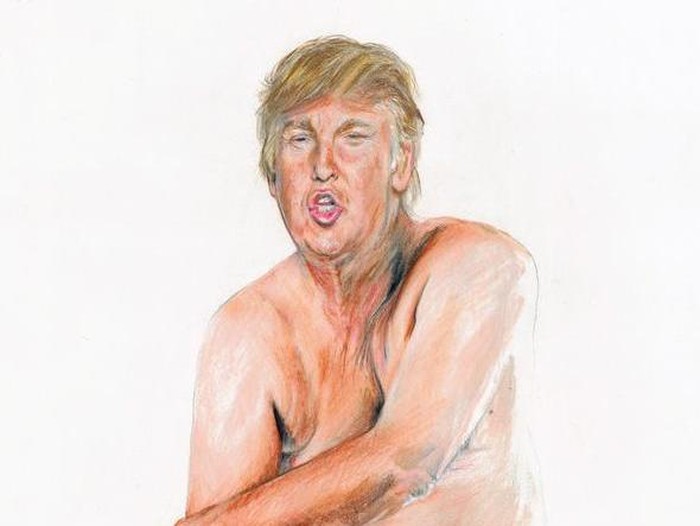 Pelukis Gore Terancam Bui Jika Menjual Lukisan Donald Trump