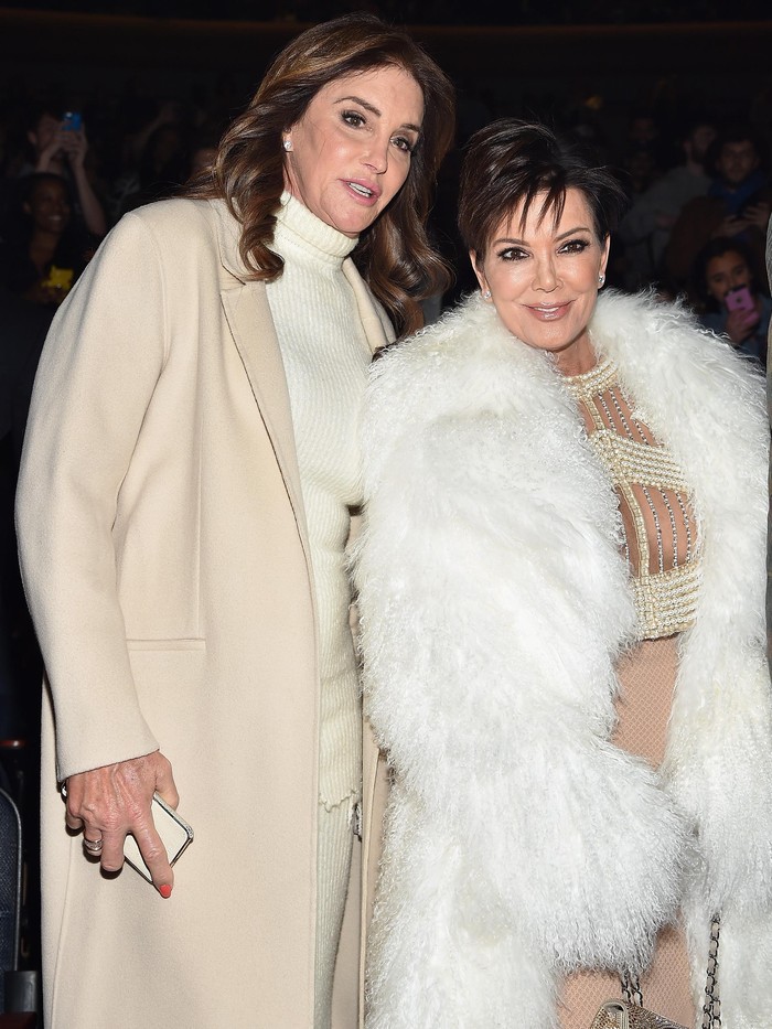 Kanye West Yeezy Season 3 NEW YORK, NY - FEBRUARY 11: (L-R) Caitlyn Jenner, Kris Jenner, Lamar Odom, Khloe Kardashian, Kylie Jenner, Kim Kardashian, Kendall Jenner and Kourtney Kardashian attend Kanye West Yeezy Season 3 on February 11, 2016 in New York City. (Photo by Dimitrios Kambouris/Getty Images for Yeezy Season 3)
