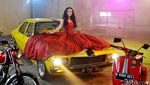Intip Zaskia Gotik Syuting Video Klip Bang Ojek, Yuk!