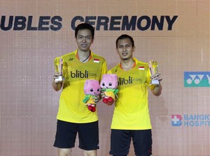 Hendra/Ahsan Menangi Gelar Pertama Tahun Ini