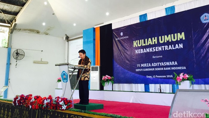 BI Beri Kuliah Soal Bank Sentral ke Mahasiswa Universitas Flores