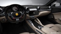 GTC4Lusso ini juga pertama kali menggunakan perangkat hiburan baru dengan layar ukuran 10,25 HD dengan kemampuan teknologi sentuh. (Istimewa/dok Ferarri).