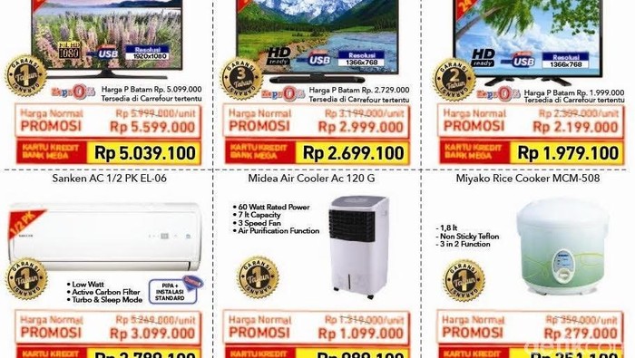 Promo Elektronik Akhir Minggu dari Transmart Carrefour