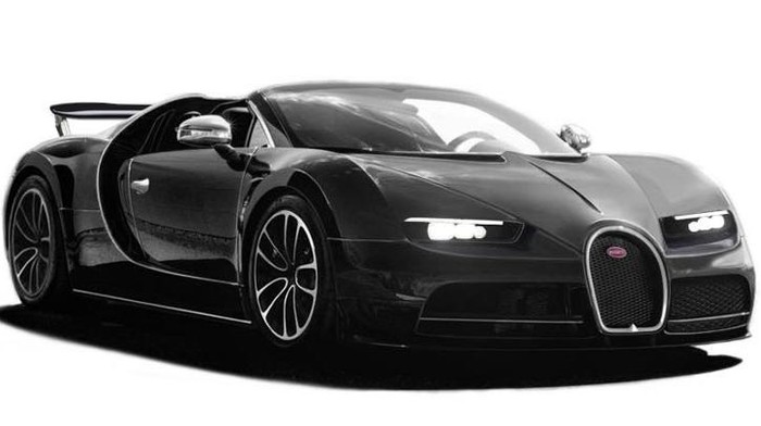 Begini Tampilan Bugatti Chiron Jika Tanpa Atap