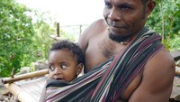 Foto: Ada 14 rumah adat tradisional Suku Abui yang disebut Lopo. Penghuninya sekitar 42 jiwa (Kurnia/detikTravel)