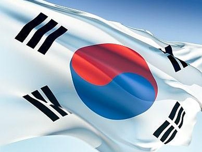 Ilustrasi bendera Korea Selatan