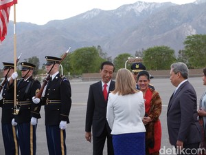 Presiden Jokowi Tiba di California, Disambut Dubes RI untuk AS