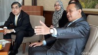 Ketua Umum Hipmi Bahlil Lahadalia melakukan pertemuan dengan Wakil Gubernur Provinsi Joko Toshifumi,Ehime Jepang, Senin (14/2/2016). Hipmi