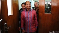 Daeng Azis tiba di kantor Komnas HAM, Jl Latuharhary, Menteng, Jakarta Pusat, Senin (15/2/2016).