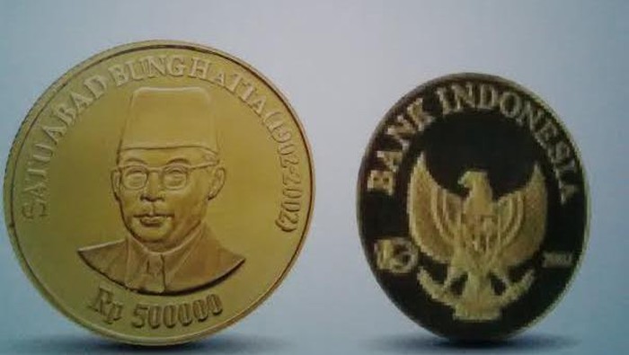 Uang Logam Emas Rp 100.000-Rp 850.000 Dicetak Langsung Oleh Peruri