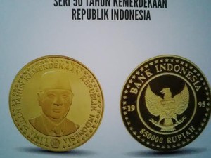 Uang Logam Emas Pecahan Rp 100.000-Rp 850.000 Sudah Tak Dijual Lagi