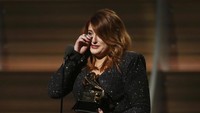 Best New Artis menjadi milik Meghan Trainor yang menangis haru. REUTERS/Mario Anzuoni/detikFoto.