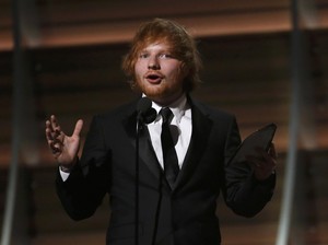 Dari 4 Nominasi, Ed Sheeran Hanya Bawa 1 Piala dari BRIT Awards 2018
