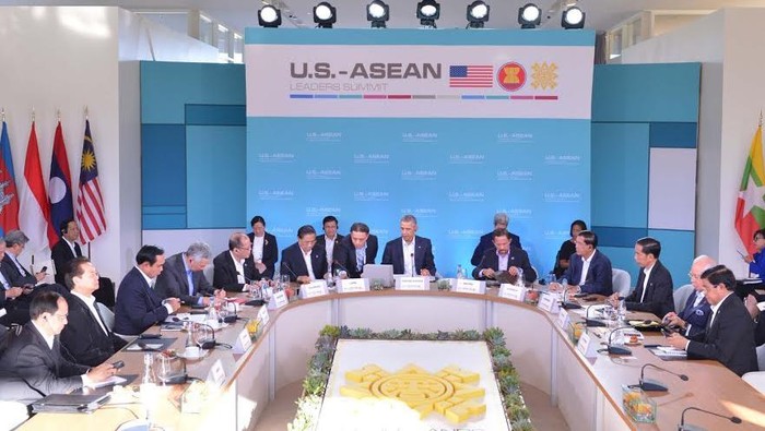 Jokowi, Obama, dan Para Pemimpin ASEAN Rumuskan 17 Poin Deklarasi Sunnyland