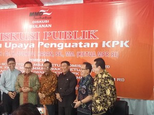 Soal Revisi UU KPK, Ketua MPR: Suara Rakyat Harus Didengar